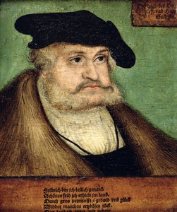 फ्रेडरिक III का पोर्ट्रेट (1463-1525) सैक्सोनी का चुनाव, 1532